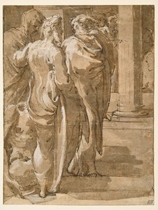Heilung des Lahmen von Parmigianino