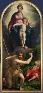 Madonna mit Kind, St. Johannes und St. Hieronymus