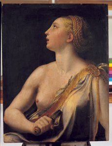 Römische Lucrezia (Lucrezia romana), von Girolamo Francesco Maria Mazzola, bekannt als il Parmigianino