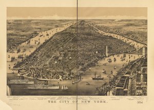Die Stadt New York von Parsons and Atwater; Currier and Ives