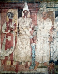 Parthisches Reich: „Opfer des Conon“ Fresko des Tempels der palmyrenischen Götter oder Tempel des Bel