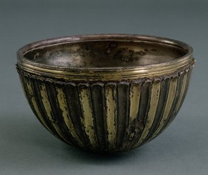 Parthische Schale, Iran, ca. 100-200 n. Chr. (versilbertes Silber)