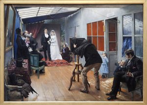Eine Hochzeit mit dem Fotografen von Pascal Adolphe Jean Dagnan Bouveret