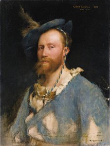 Porträt des Künstlers Gustave Courtois 1852-1923 von Pascal Adolphe Jean Dagnan Bouveret
