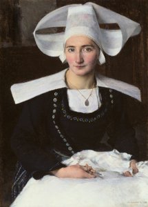 Frau aus der Bretagne