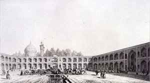 Der Karawanserei Shah Sultan-Hussein, Isfahan, Tafel 32 aus 