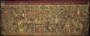 Die Pastrana-Teppiche, Herstellung von Tournai, wahrscheinlich aus der Werkstatt von Passchier Grenier, ca. 1471 - 1475 von Pasquier (workshop of) Grenier