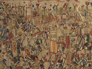 Die Pastrana-Teppiche, Herstellung von Tournai, wahrscheinlich aus der Werkstatt von Passchier Grenier, ca. 1471 - 1475