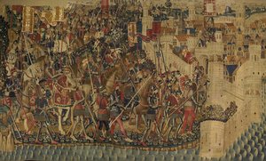 Die Pastrana-Teppiche, hergestellt in Tournai, wahrscheinlich aus der Werkstatt von Passchier Grenier, ca. 1471 - 1475 von Pasquier (workshop of) Grenier