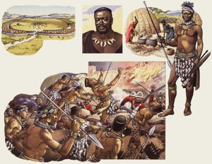 Zulus bei Rorke