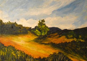 Die Straße nach Thiote, 2014 von Patricia Brintle