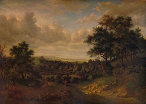 Ein Blick auf die Themse: Greenwich in der Ferne, 1820 von Patrick Nasmyth