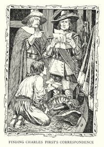 Auffinden der Korrespondenz von König Karl I. von Patten (after) Wilson