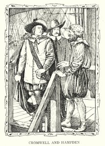 Oliver Cromwell und John Hampden von Patten (after) Wilson