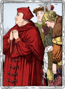 Die Verhaftung von Kardinal Wolsey, 1902 von Patten Wilson