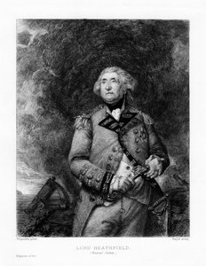 George Augustus Eliott, Lord Heathfield, 1890 von Paul Adolphe Rajon