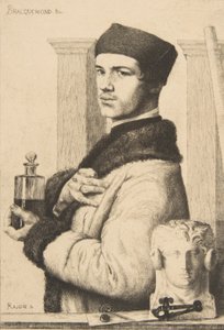 Porträt von Félix Bracquemond im Jahr 1852