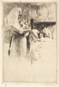 Geburtsanzeige für Anne-Élisabeth Besnard von Paul Albert Besnard