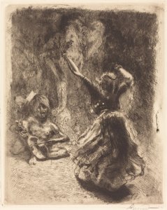 Die Tänzerin von Tanjore von Paul Albert Besnard