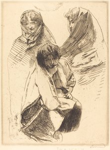 Drei verschleierte Frauen Trois femmes voilées, 1899