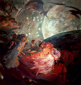 Wahrheit zieht die Wissenschaften herbei, um die Menschen zu erleuchten von Paul Albert Besnard