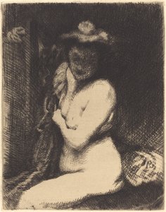 Frau bei ihrer Toilette, 1905
