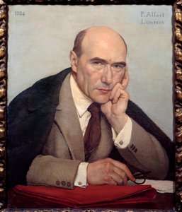 Porträt des französischen Schriftstellers Andre Gide (1869-1951) von Paul Albert Laurens