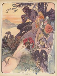 Das goldene Zeitalter: die Pfeifen des Pan von Paul Balluriau