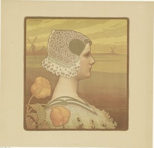Porträt von Wilhelmina, Königin der Niederlande