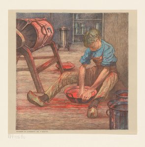 Arbeiter in Werkstatt