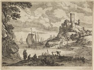 Hafenszene von Paul Bril