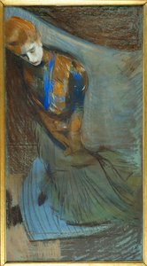 Frau Helleu beim Ausruhen