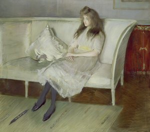 Symphonie in Weiß - Porträt von Yvonne Paulmier