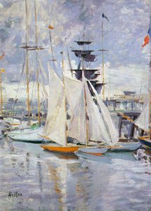 Der Hafen, Deauville, Normandie, 1912