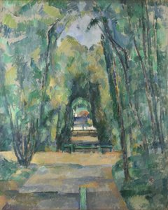 Allee in Chantilly von Paul Cézanne