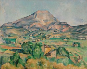 Mont Sainte-Victoire von Paul Cézanne