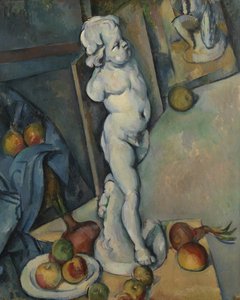 Stillleben mit Gips-Cupid