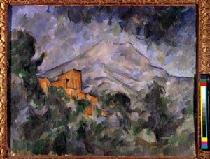 Der Heilige Berg Sieg und das Schwarze Schloss von Paul Cézanne