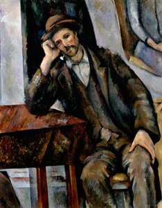 Ein Raucher, 1890-1892 von Paul Cézanne
