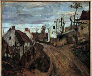 Ein Dorfweg nach Auvers-sur-Oise (Auvers sur Oise)