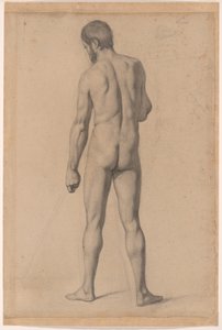 Akademischer Akt, von hinten gesehen von Paul Cézanne