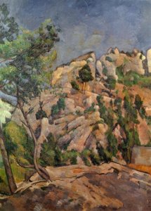 Am Grund der Schlucht von Paul Cézanne