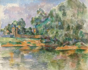 Ufer der Seine bei Médan, ca. 1885-1890 von Paul Cézanne