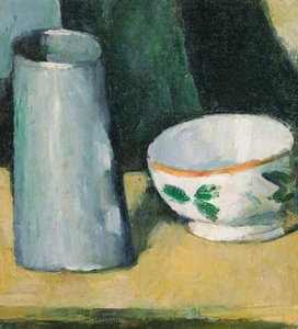 Schüssel und Milchkrug von Paul Cézanne