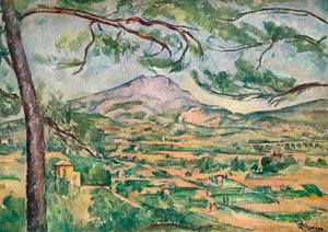 Mont Sainte-Victoire mit großer Kiefer, um 1887