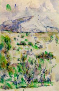 Mont Sainte Victoire von les Lauves, 1902-06