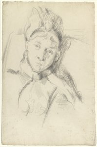 Porträt von Hortense Cézanne-Figuet, der Frau des Künstlers