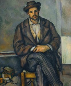 Sitzender Bauer, ca. 1892-96 von Paul Cézanne