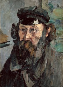Selbstporträt mit Hut von Paul Cézanne