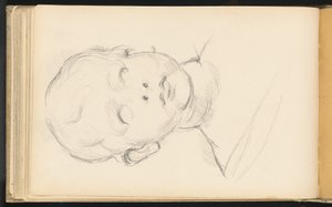 Studie von Desiderio da Settignanos "Büste eines Kindes" von Paul Cézanne